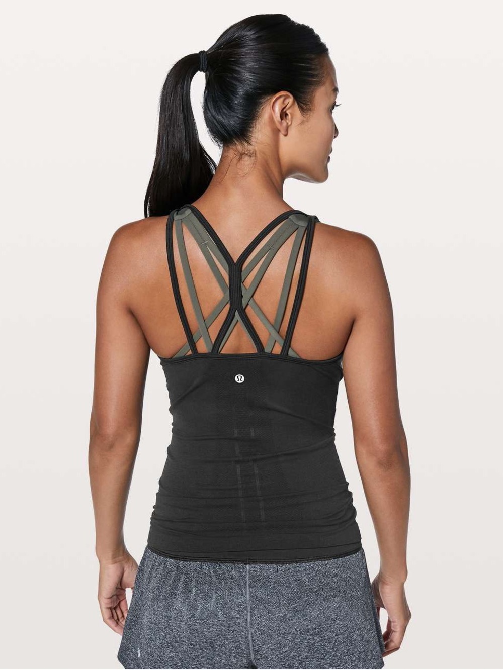 lululemon Swiftly Tech Strappy Tank Top - black